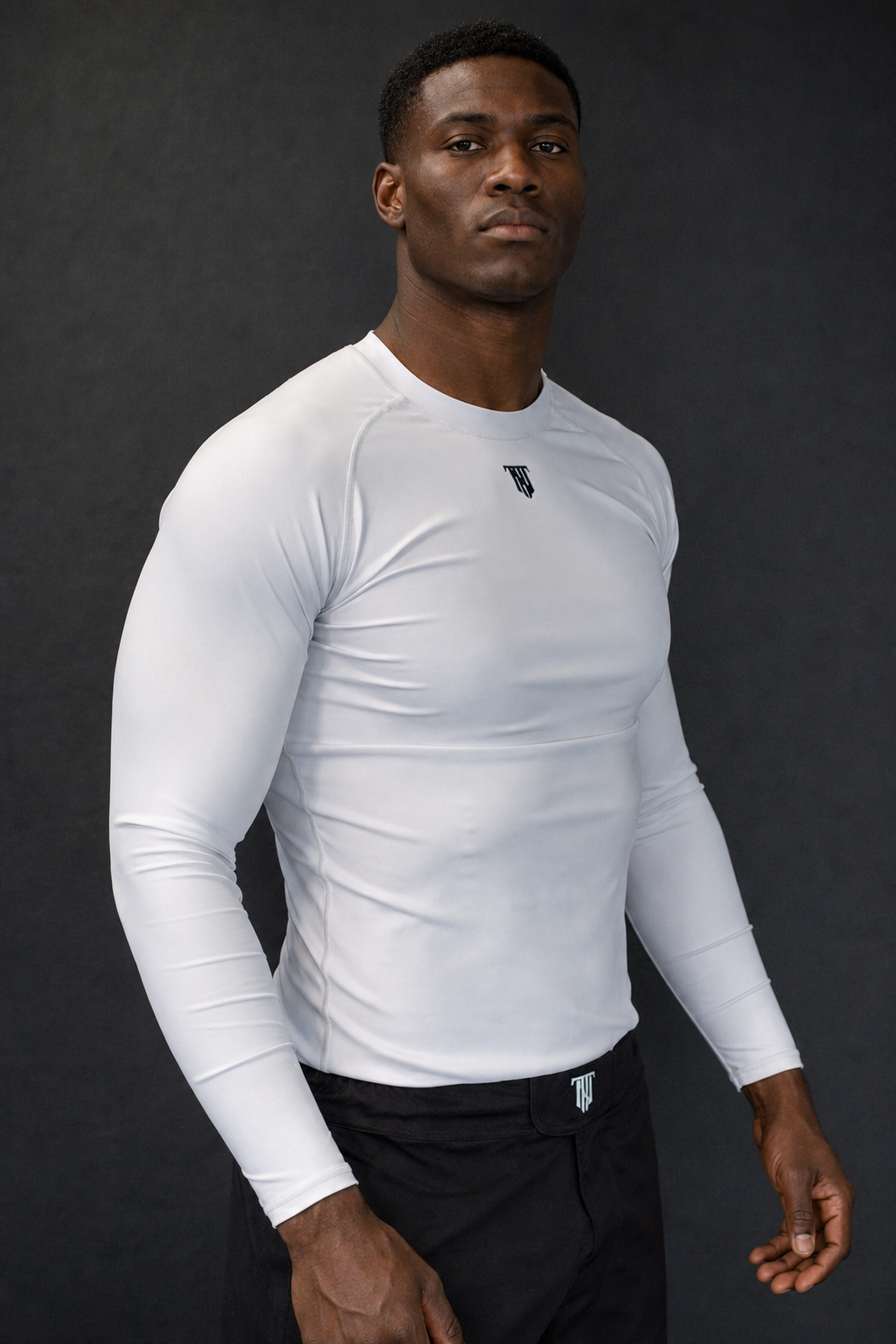 PRIMAL Rashguard Langarm White Nevertap