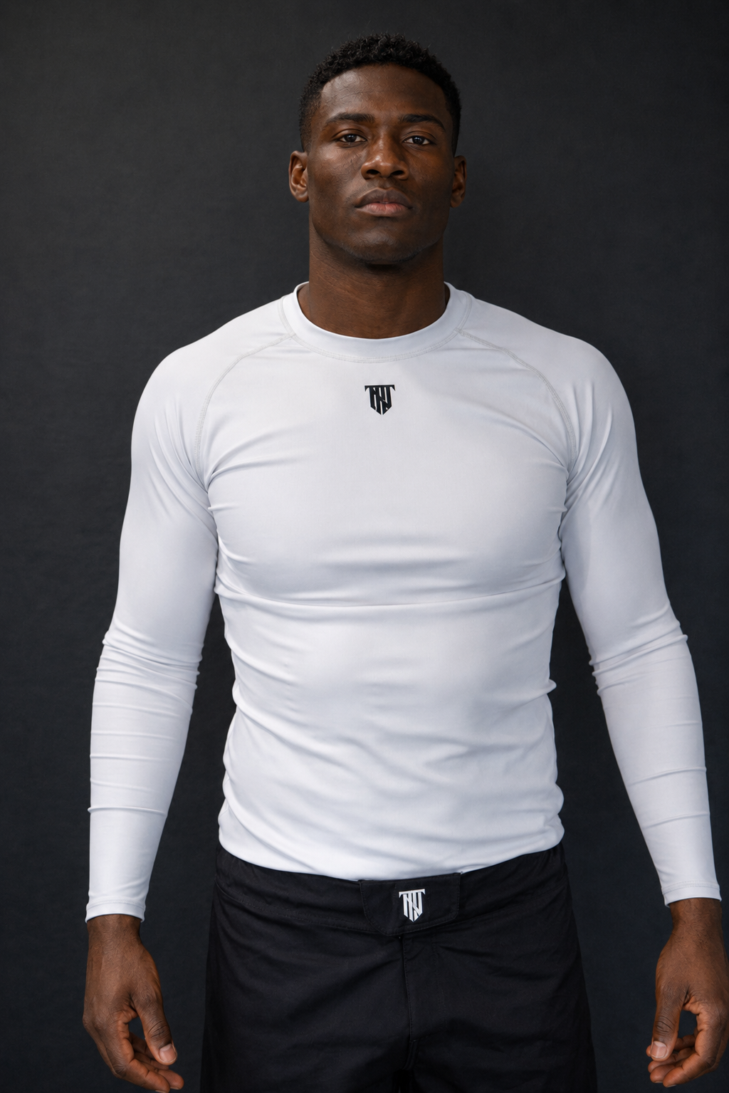 PRIMAL Rashguard Langarm White Nevertap